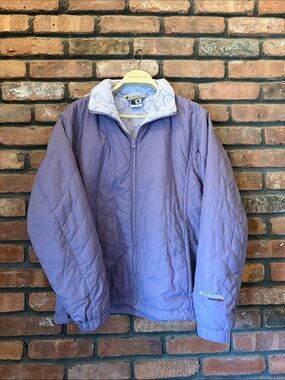 Columbia Light Purple Quilted Jacket